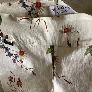 Floral pants by Peck and Peck